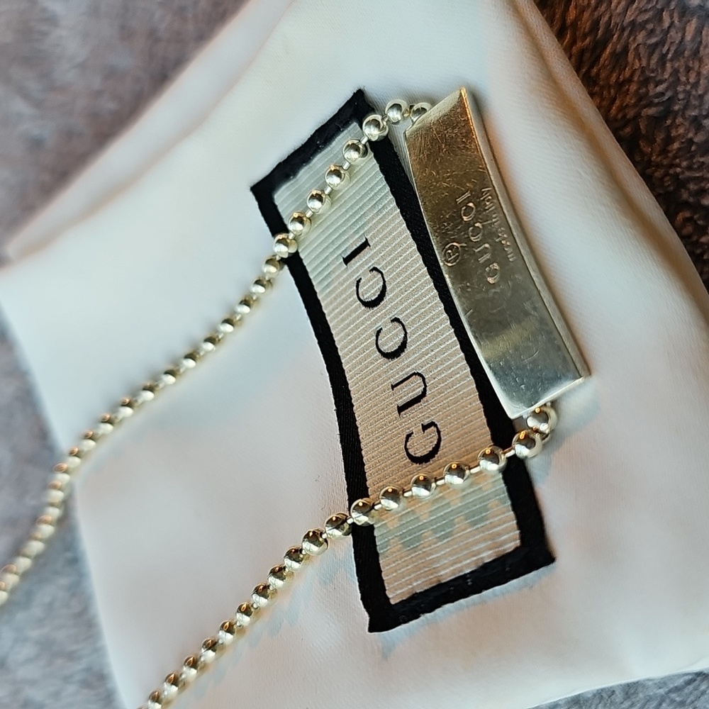 Gucci Silver Choker Necklace - Picture 1 of 8